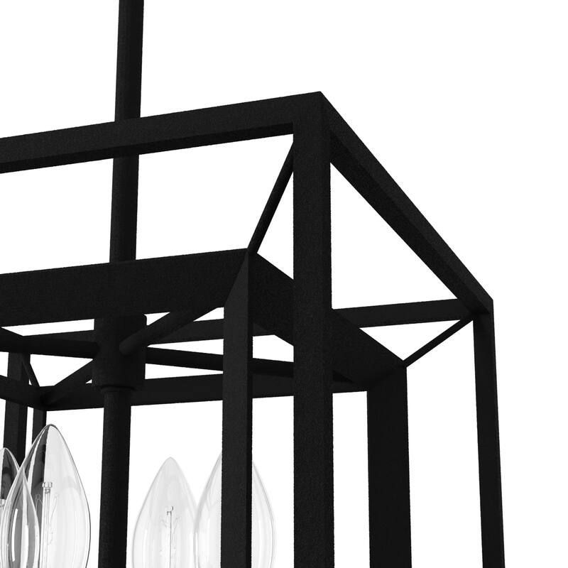 Hunter Doherty Convertible Pendant/ Semi-Flushmount - Kitchen Island, Entry, Dining - Industrial, Contemporary, Transitional