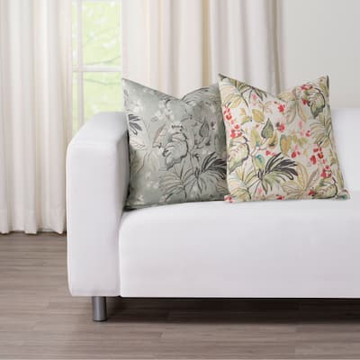 Siscovers Bloom & Wild Floral Print Throw Pillow