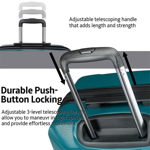 luggage with locking wheels