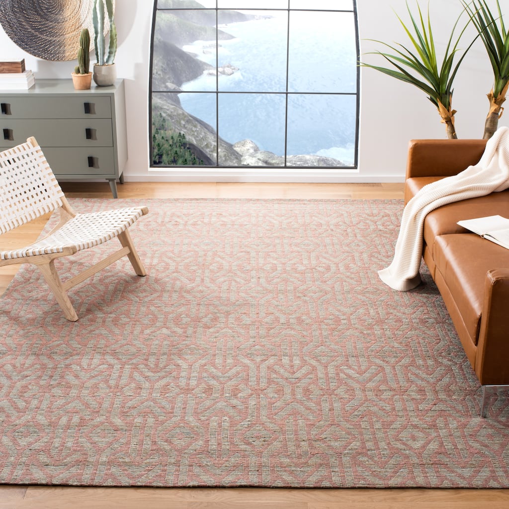 SAFAVIEH, Handmade Cape Cod Annja Coastal Jute Rug