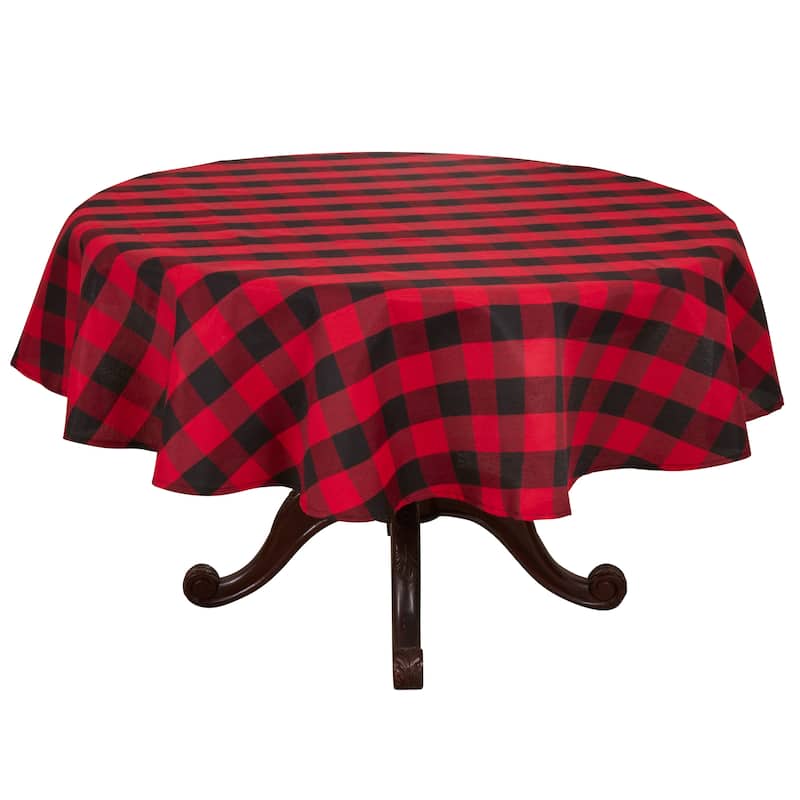 Casual Buffalo Plaid Tablecloth