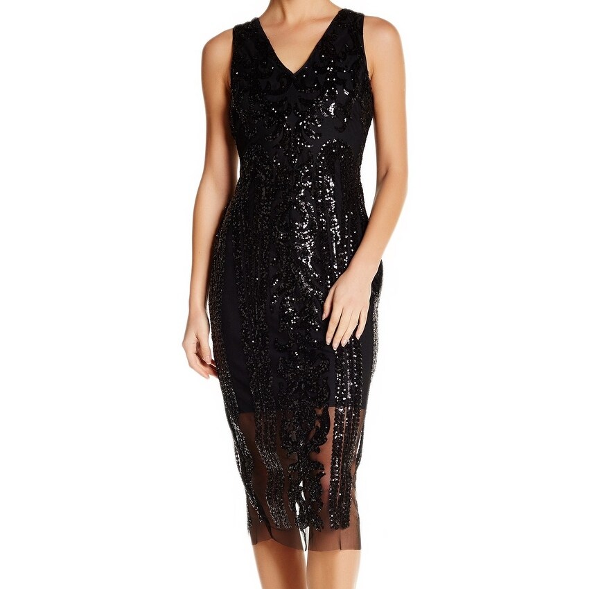 alexia admor black dress