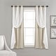 preview thumbnail 133 of 146, Lush Decor Grommet Sheer Panel Pair with Insulated Blackout Lining