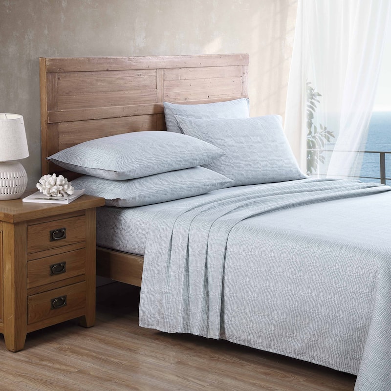 Tommy Bahama 1000 TC Cotton-Rich Sateen 6 Piece Bonus Sheet Set