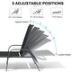preview thumbnail 34 of 72, Outdoor Patio Lounger Aluminum Adjustable Chaise Lounge Chairs with Arms (Set of 2/4) - See Picture