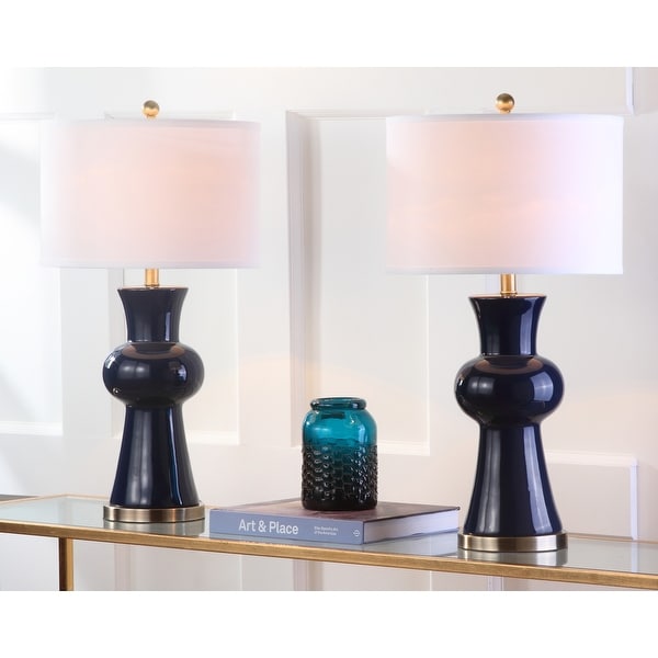 Safavieh best sale navy lamp