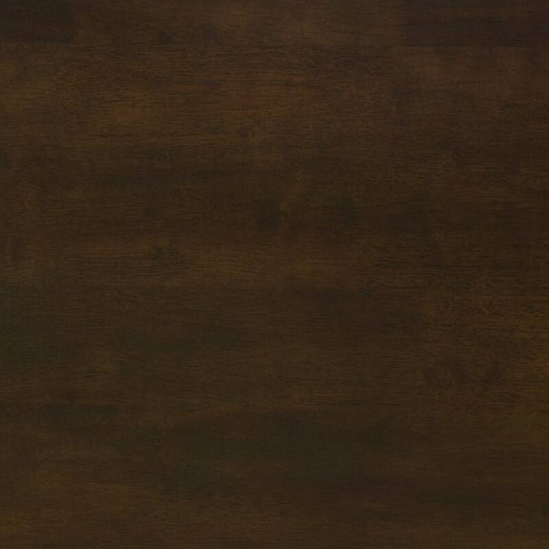 Roomfitters Fluted 2-Drawer Storage Console Table, Dark Brown Wood Veneer Entryway Accent Hall Table with Brass Hardware