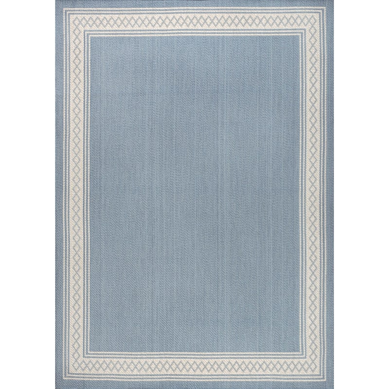 JONATHAN Y Havana Classic Diamond Border Indoor/Outdoor Area Rug