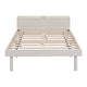 preview thumbnail 8 of 7, Twin Solid Wood Bedframe, Twin Size Wooden Platform Bed Frame for Kids