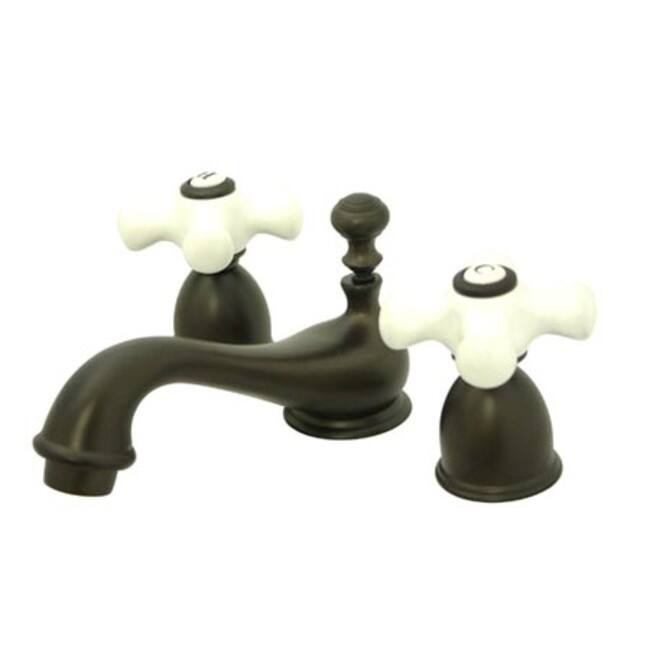 Elements Of Design Double Handle 4" to 8" Mini Widespread Bathroom - Oil Rubbed Bronze