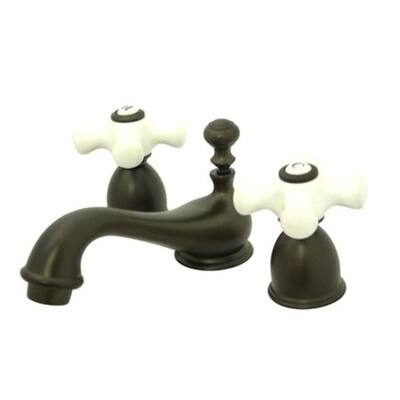 Elements Of Design Double Handle 4" to 8" Mini Widespread Bathroom