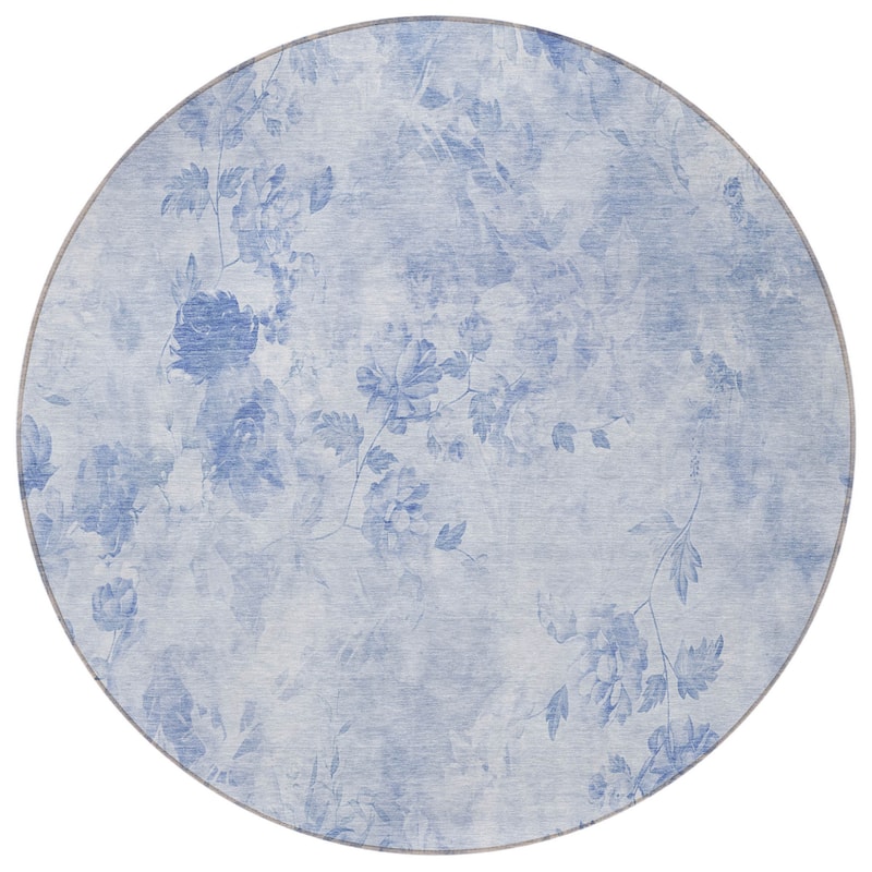 HomeRoots Floral Transitional Rectangle Outdoor Rug