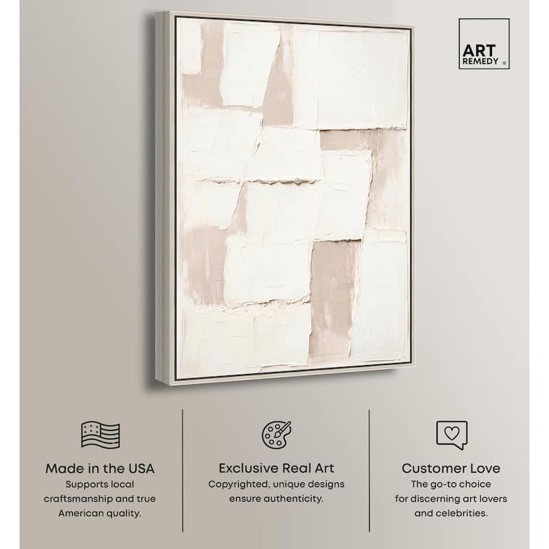 Plastered Planes II Canvas by Art Remedy