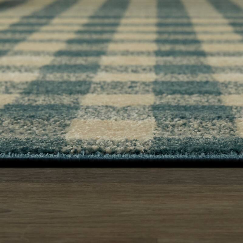 Rogers Gingham Area Rug