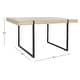 preview thumbnail 35 of 37, SAFAVIEH Cael Modern Industrial Farmhouse Dining Table - 59 in. W x 33 in. D x 30 in. H