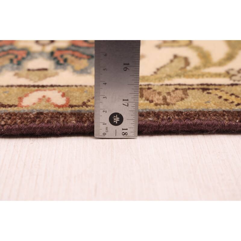 ECARPETGALLERY Hand-knotted Jules Serapi Dark Brown Wool Rug - 5'10 x 8'11