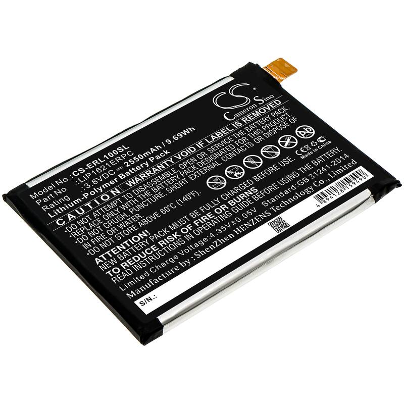 Battery for Sony G3311 G3312 G3313 Xperia L1 LTE LIP1621ERPC Mobile CS-ERL100SL - Black