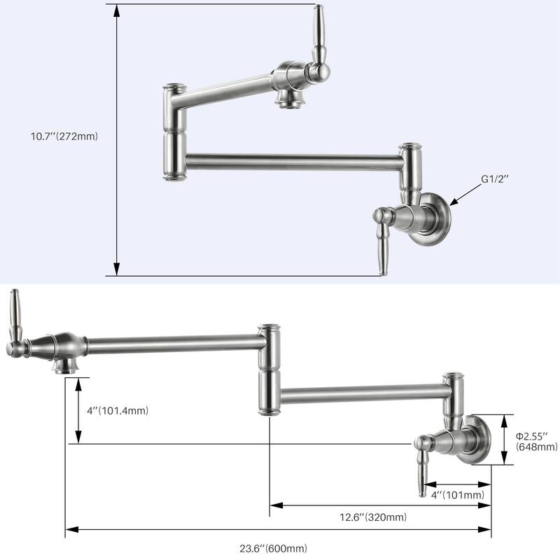 WOWOW Modern Retro Folding Filled Faucet