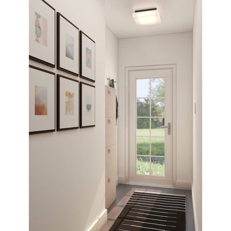 Misty 11 Inch Square Flushmount