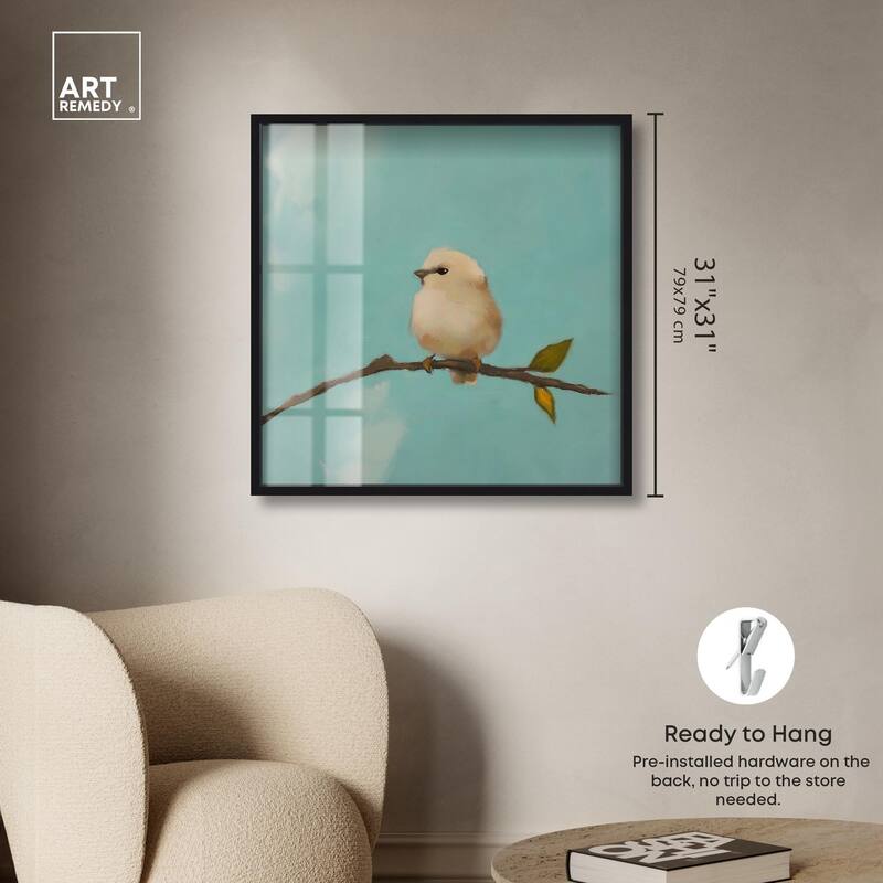 Azure Avian Shadowbox by Art Remedy