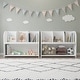 preview thumbnail 3 of 6, Kids Bookcase with 4 Compartments Storage Bookshelf Organizer