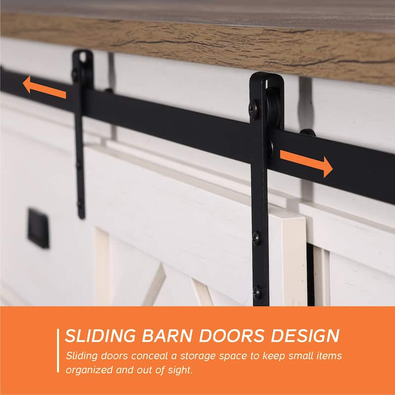Modern Farmhouse TV Stand for up to 85" 110" 140" TVs