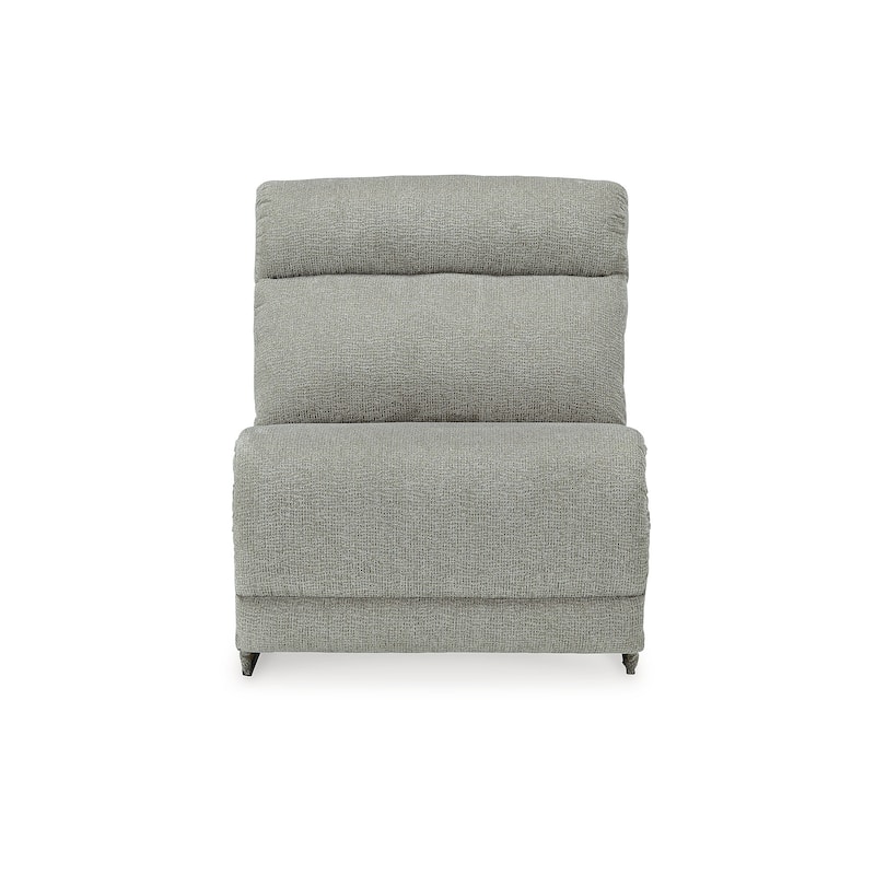 Signature Design by Ashley Colleyville Gray 5-Piece Power Reclining Sectional with Chaise - 105"W x 106"D x 39"H