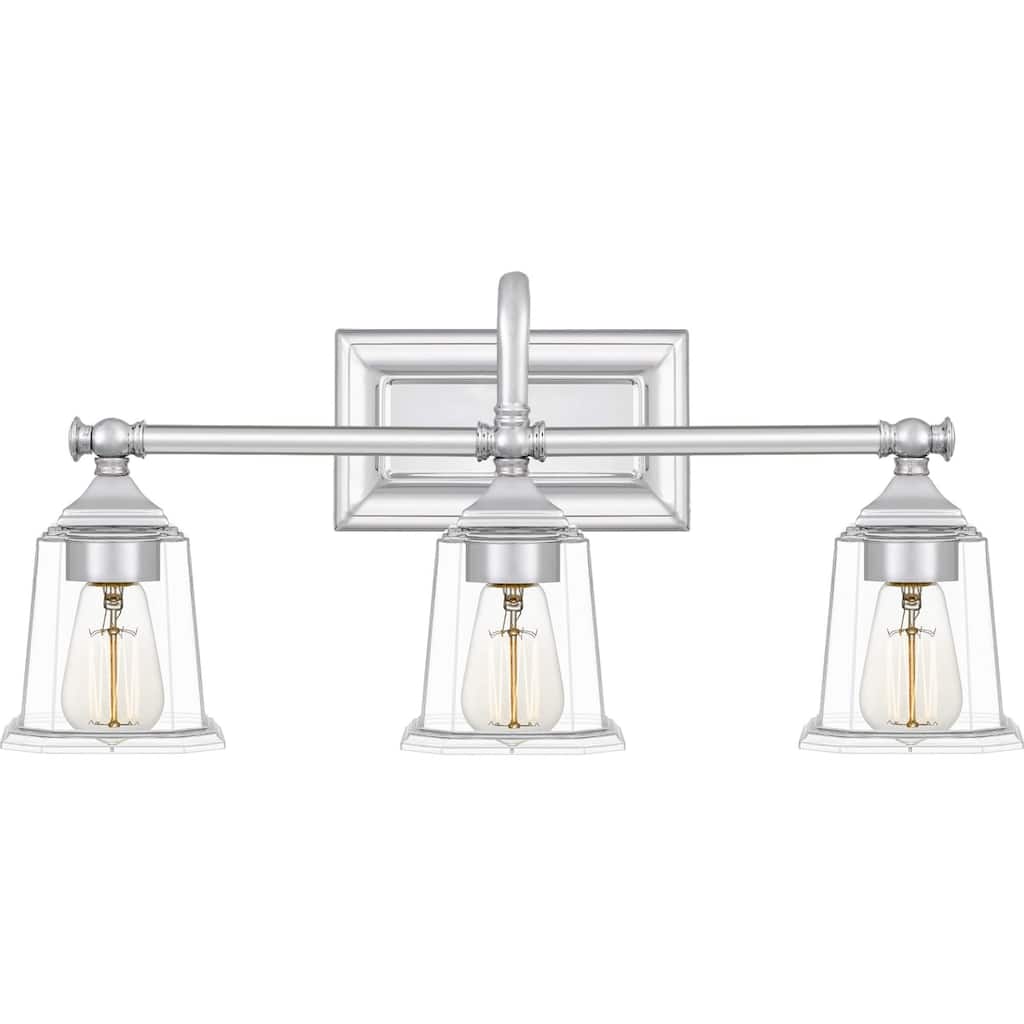 Roseto Barry 3 Light 22" Wide Bathroom Vanity Light