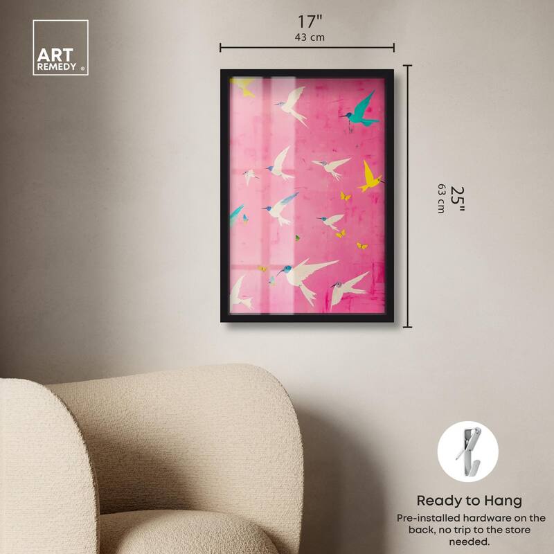 Soaring Sorbet Shadowbox by Art Remedy