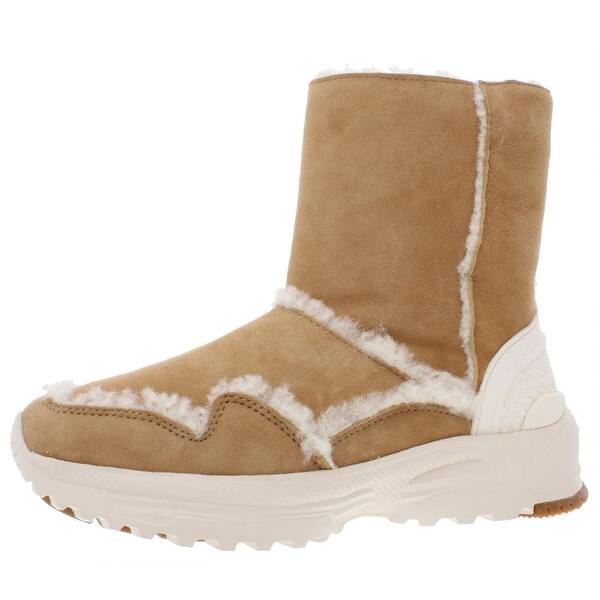 Shop Coach Womens Portia Winter Boots Shearling Cold Weather