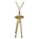 preview thumbnail 5 of 5, 13.25" Large Bronze Reindeer Christmas Pillar Candle Holder