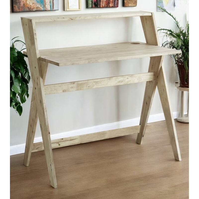 Rectangular Rubberwood Office Table with Sturdy Cam Bolt Joinery