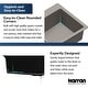 preview thumbnail 60 of 61, Karran Top Mount 33 in. Large Single Bowl Quartz Kitchen Sink