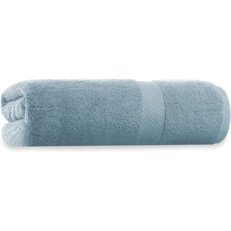 Delara Organic Cotton Luxuriously Plush Bath Towel, GOTS & OEKO-TEX Certified, 650 GSM Long Staple, Quick Dry & Ultra-Absorbent