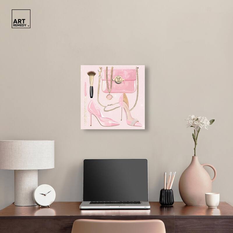 Her Favorite Choices Canvas by Art Remedy, Gallery Wrapped