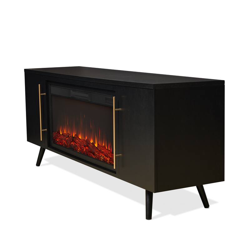 Morris Electric 72" Fireplace TV Stand by Real Flame