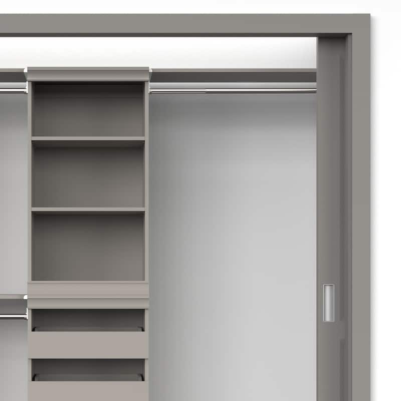 ClosetMaid Modular Storage Top Shelf & Hang Rod Kit