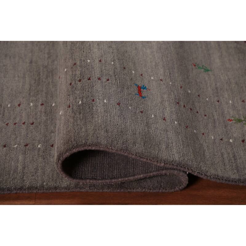 Tribal Gabbeh Oriental Area Rug Handmade Wool Carpet - 5'7" x 7'11"