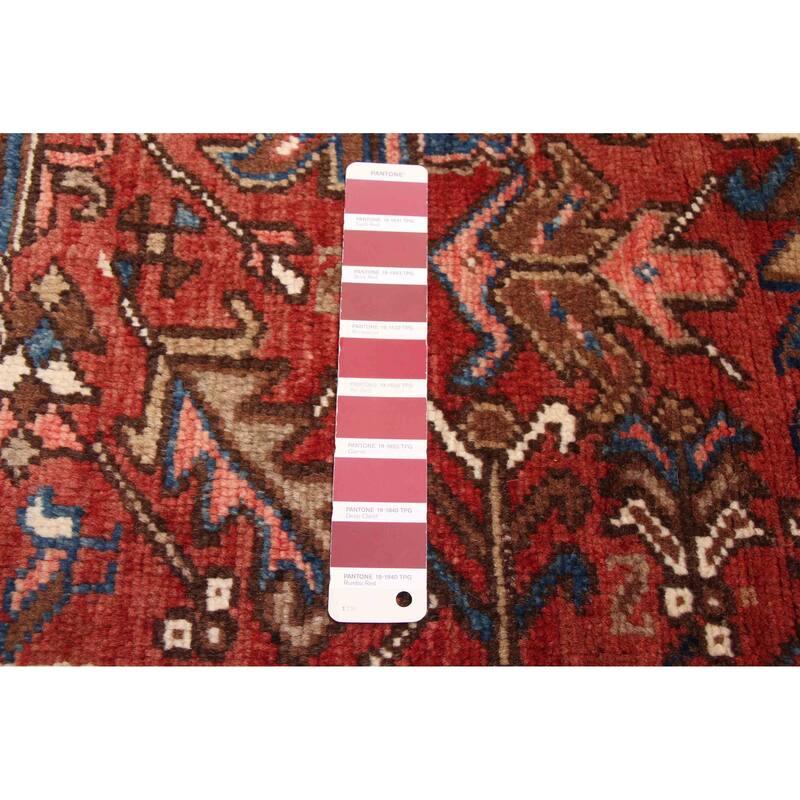 ECARPETGALLERY Hand-knotted Sarabi Light Red Wool Rug - 7'7 x 10'7