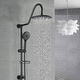 preview thumbnail 1 of 14, YASINU Matte Black 2-Spray Shower System with Handheld shower