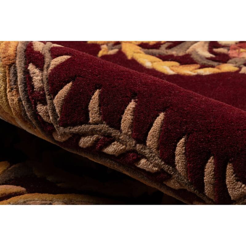 Momeni Harmony Hand Tufted Wool Traditional Floral Area Rug
