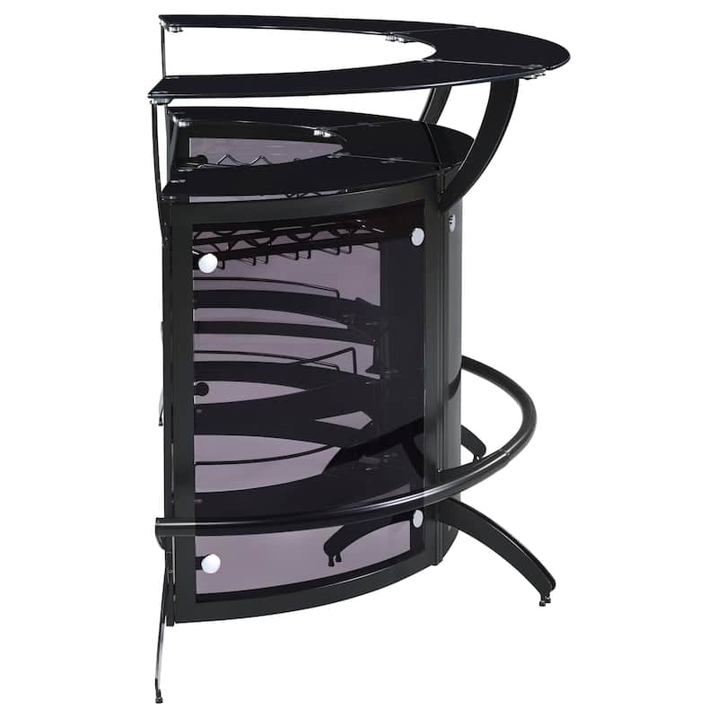 Dallas 3-piece Curved Freestanding Home Bar Cabinet