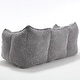 preview thumbnail 18 of 98, Modern Cute Chenille Upholstered Loveseat with High Resilience Foam