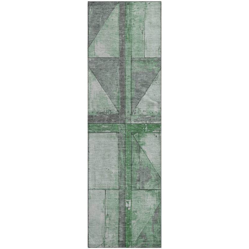 Premium Washable Super Soft Contemporary Geo Mayfield Rug