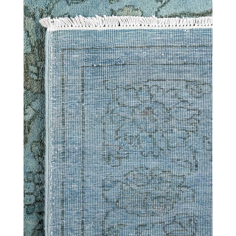 Vibrance, One-of-a-Kind Handmade Area Rug - Gray, 5' 10" x 8' 4" - 5' 10" x 8' 4"