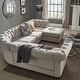 preview thumbnail 4 of 17, Knightsbridge Chesterfield U-Shape Sectional by iNSPIRE Q Artisan