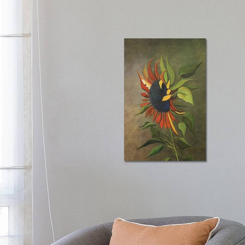 iCanvas "Fall Sunflower" by Cheryl Miller Lackey Canvas Print - 26x18x1.5