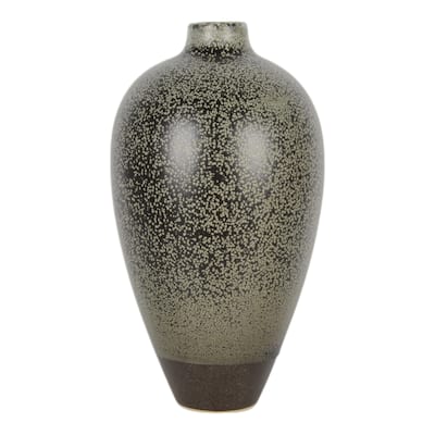Ceramic Sculptural Vase with Textured Organic Design Modern Accent