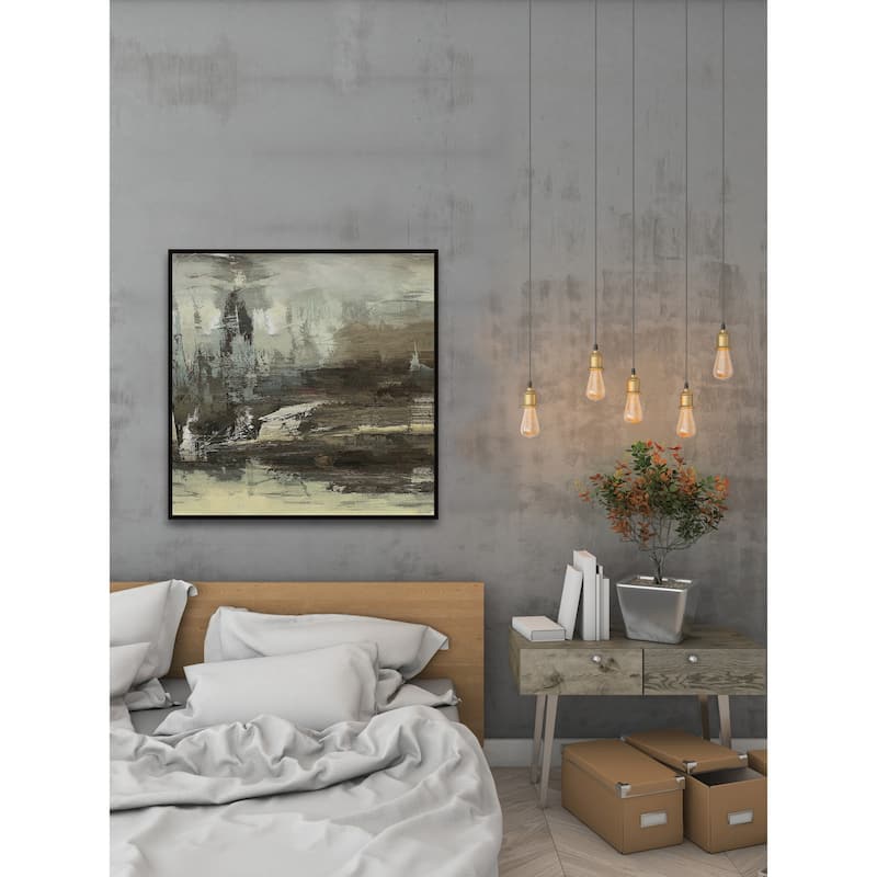 Consistency Floater Framed Print on Canvas