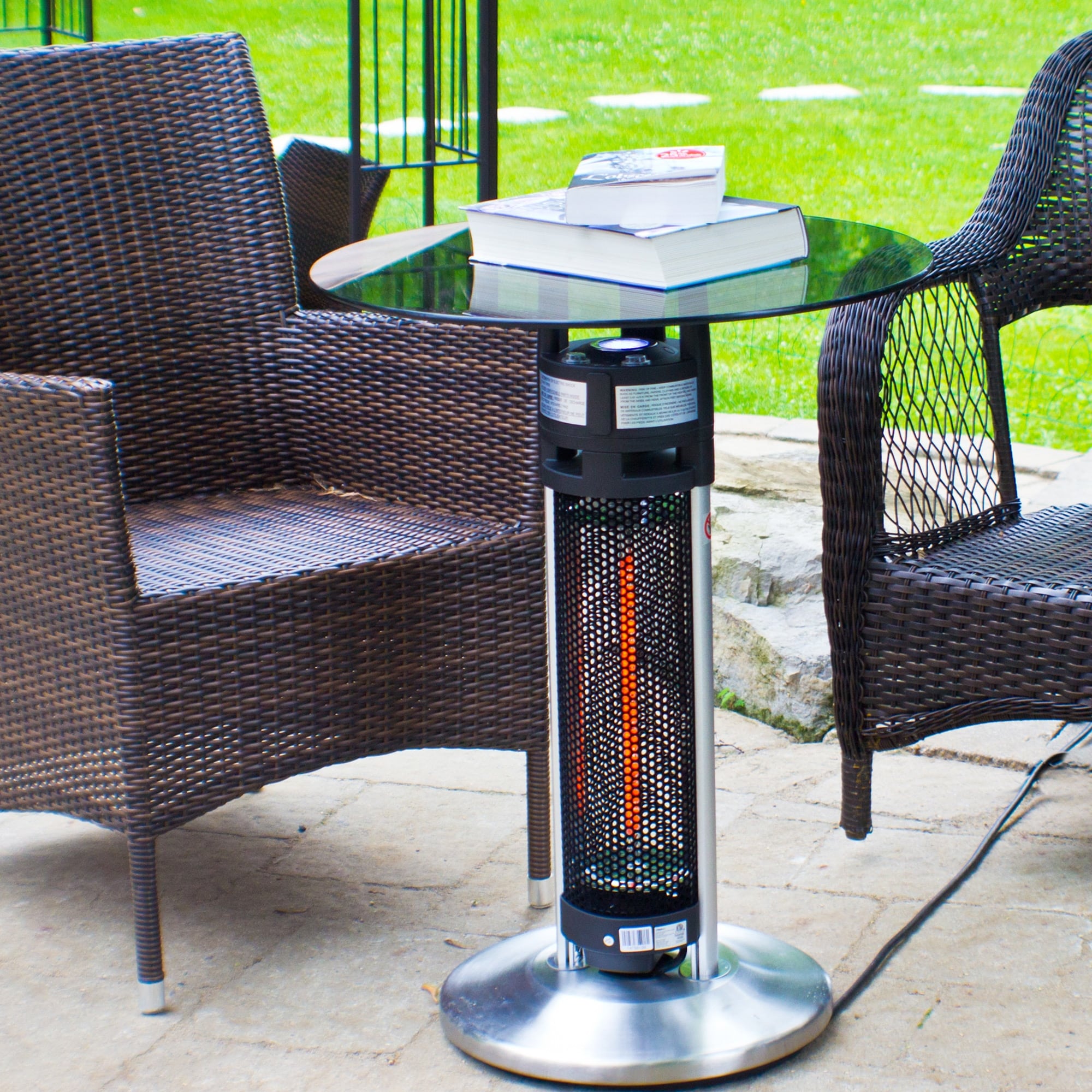 Ener-G+ HEA-14756LED Bistro Table 1400 Watt Infrared Heater with